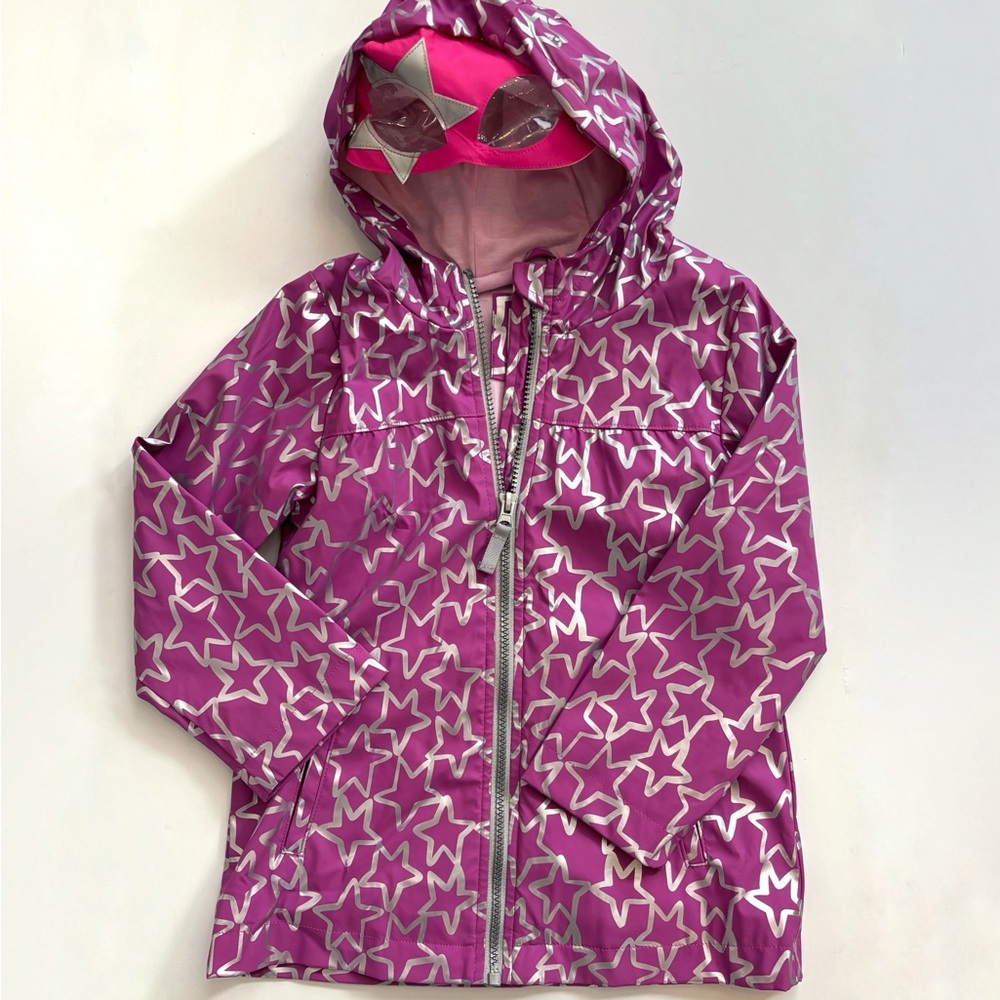 Cat & Jack Pink Star-Print Raincoat